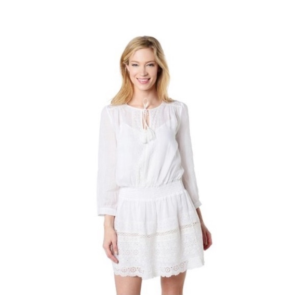 Joie Embroidered Eyelet Dress